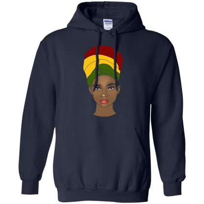 Melanin Rocks African Queen Melanin T-shirt Navy