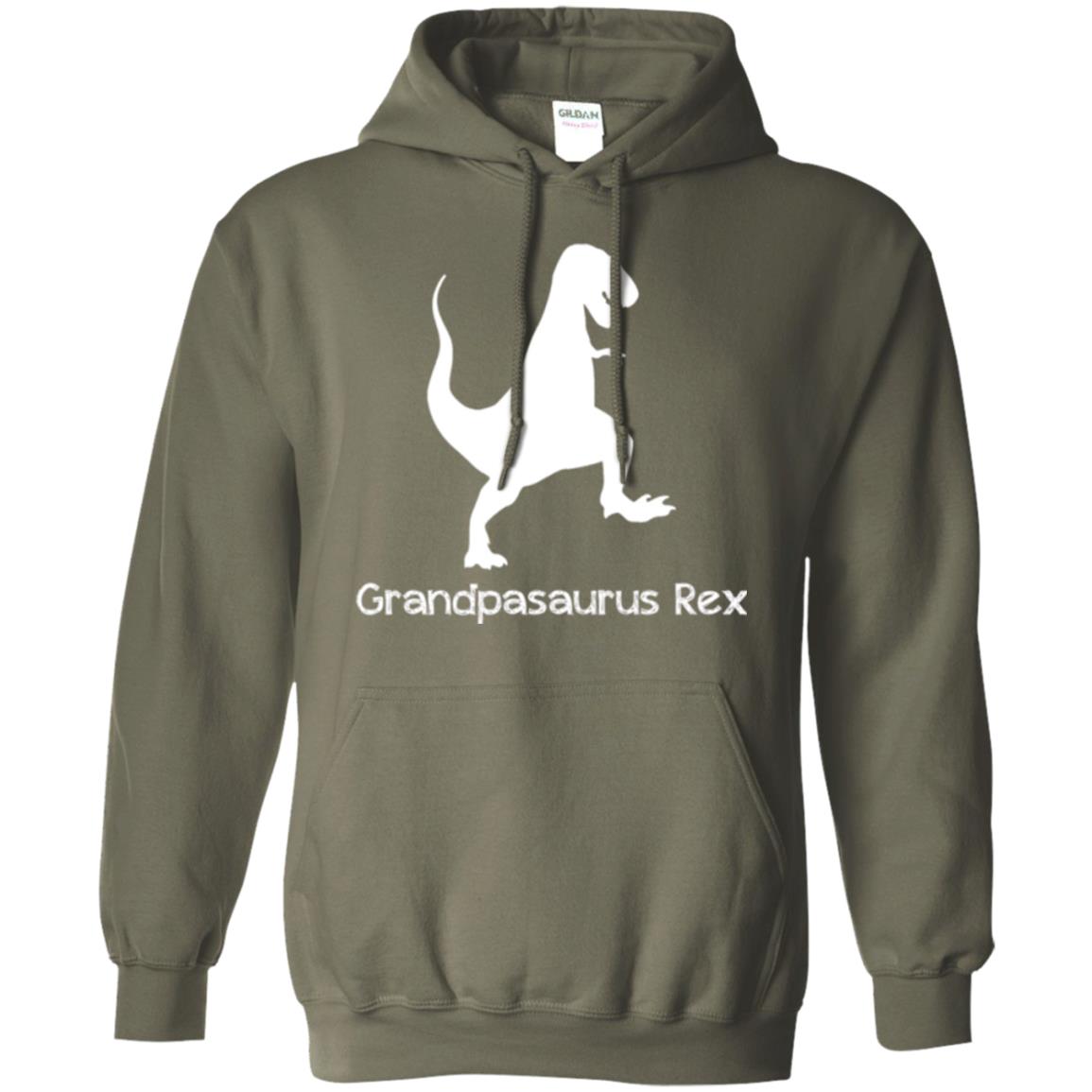 Family T-shirt Granpasaurus Rex Military Green