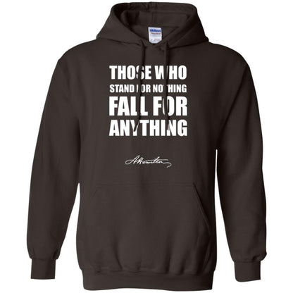 Alexander Hamilton. Those Who Stand For Nothing Fall For Anything Dark Chocolate