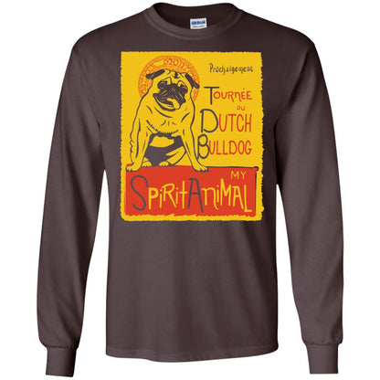 Dutch Bulldog My Spirit Animal T-shirt Dark Chocolate