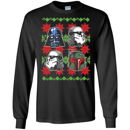 Film T-shirt Christmas Sweater Empire Helmets Black