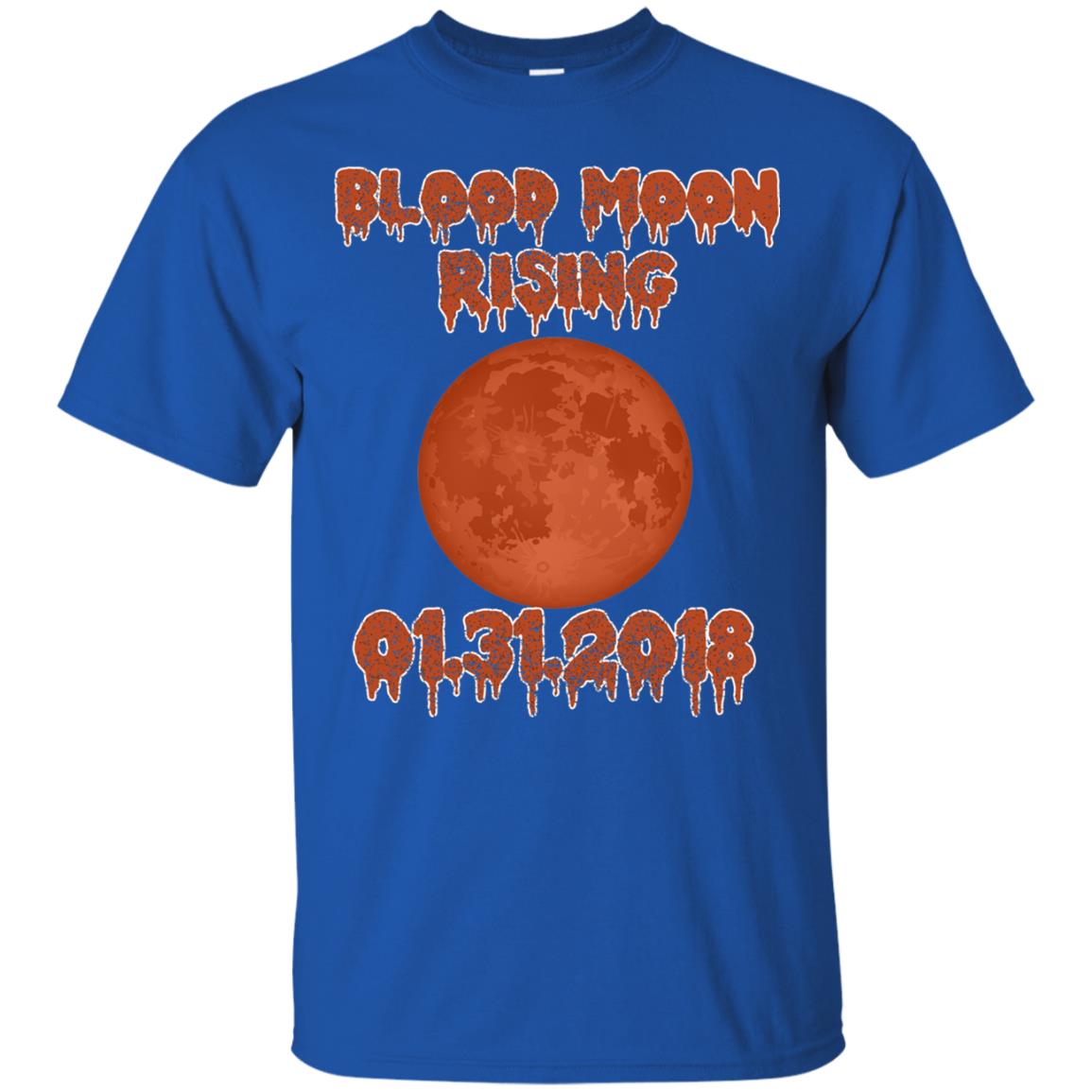 Blood Moon Rising Total Lunar Eclipse T-shirt Funny Lunar Eclipse Royal