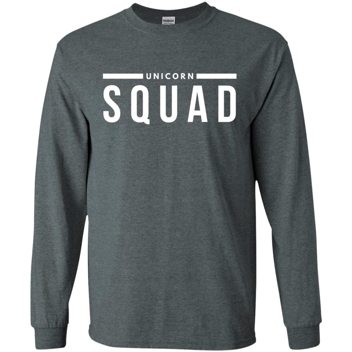 Funny Unicorn Squad Unicorn Lovers T-shirt Dark Heather