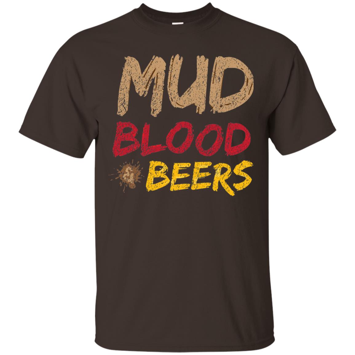 Mud Blood Beers Awesome Team T-shirt Dark Chocolate