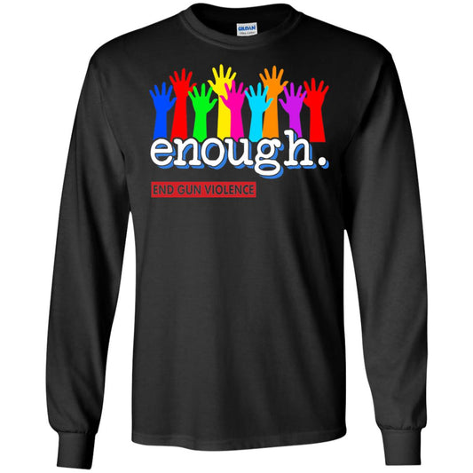 End Gun Violence Enough Gun Control T-shirt Black
