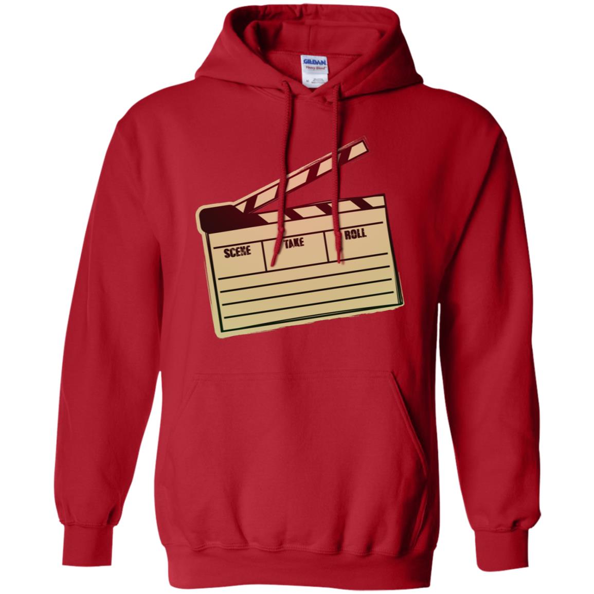 Movie Clapper Filmmaker Film Student Shirt Red