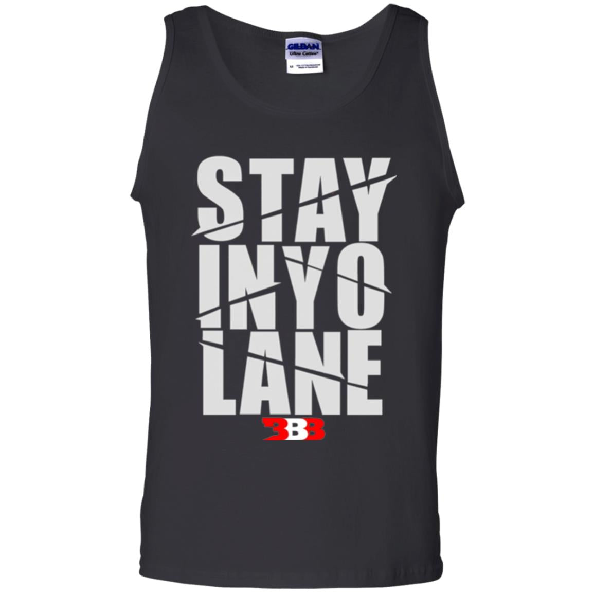 Stay In Yo Lane T-shirt Black