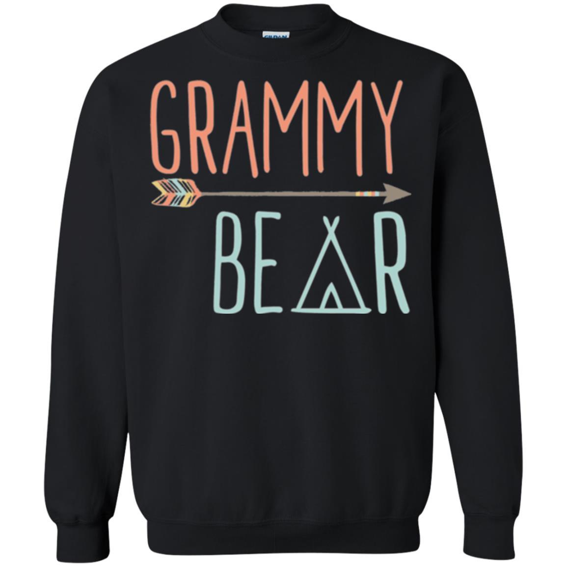 Bear Lover T-shirt Grammy Bear T-shirt Black