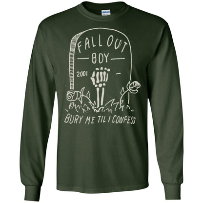 Fall Out Boy Bury Me Till I Confess T-shirt Forest Green