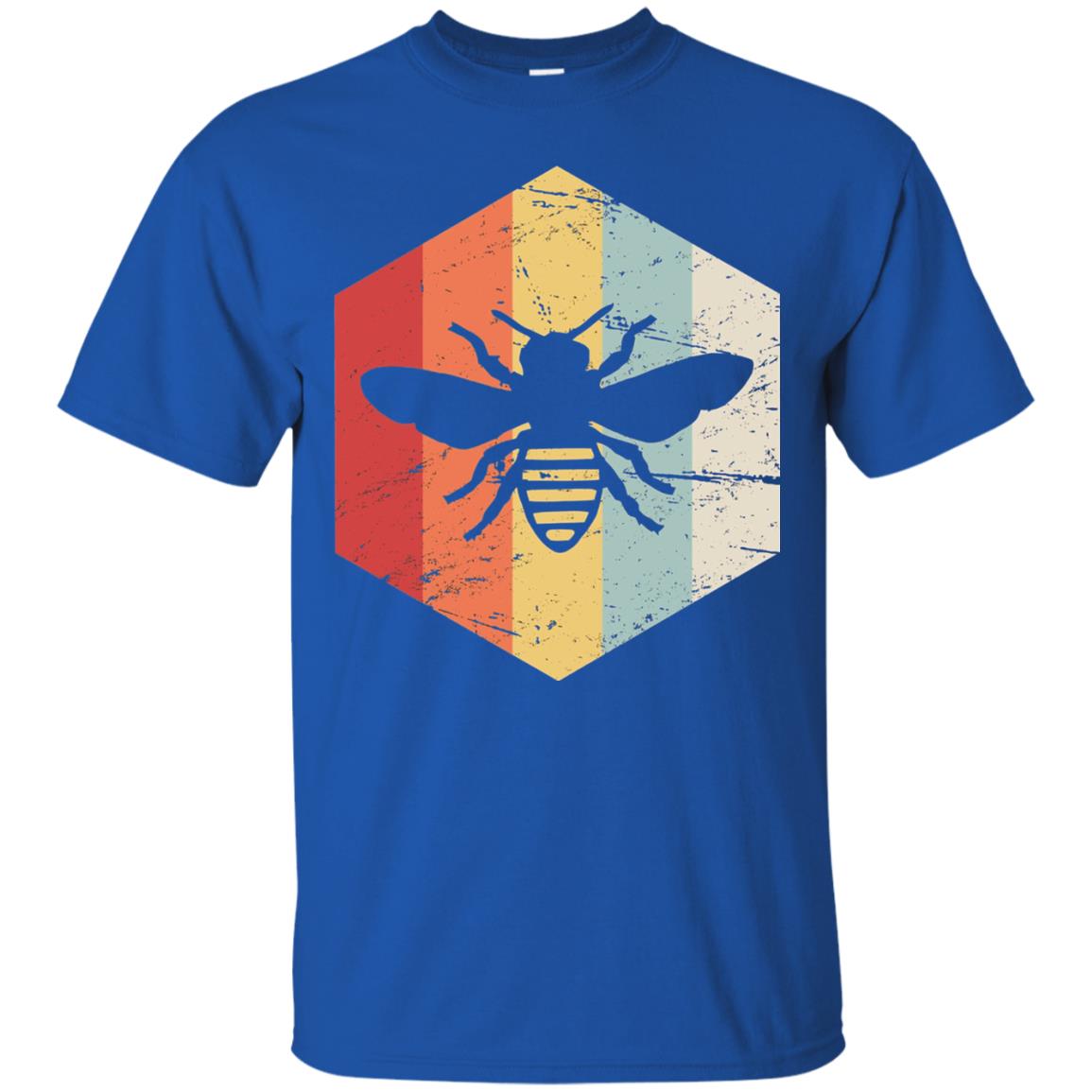 Retro Beekeeper T-shirt Royal