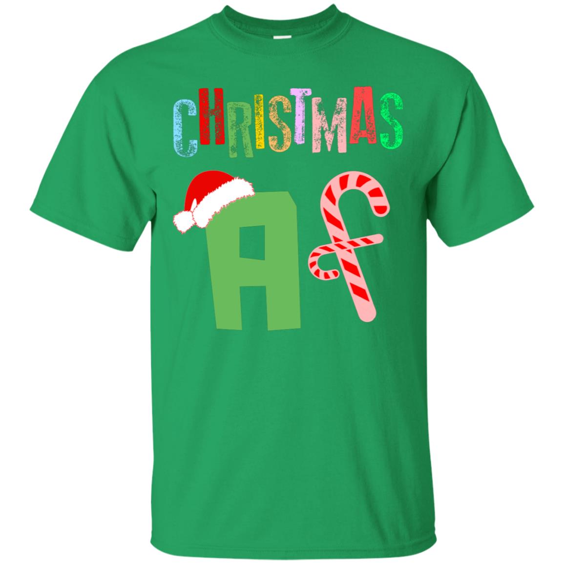 Chrismas Af X-mas Gift Shirt For Mens Or Womens Irish Green