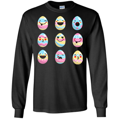 Egg Emoji Easter Happy Egg Hunt For Kids T-shirt Black