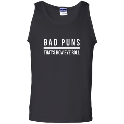 Student T-shirt Bad Puns That's How Eye Roll Black