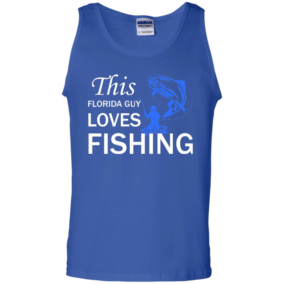 This Florida Guy Love Fishing Fisherman T-shirt Royal