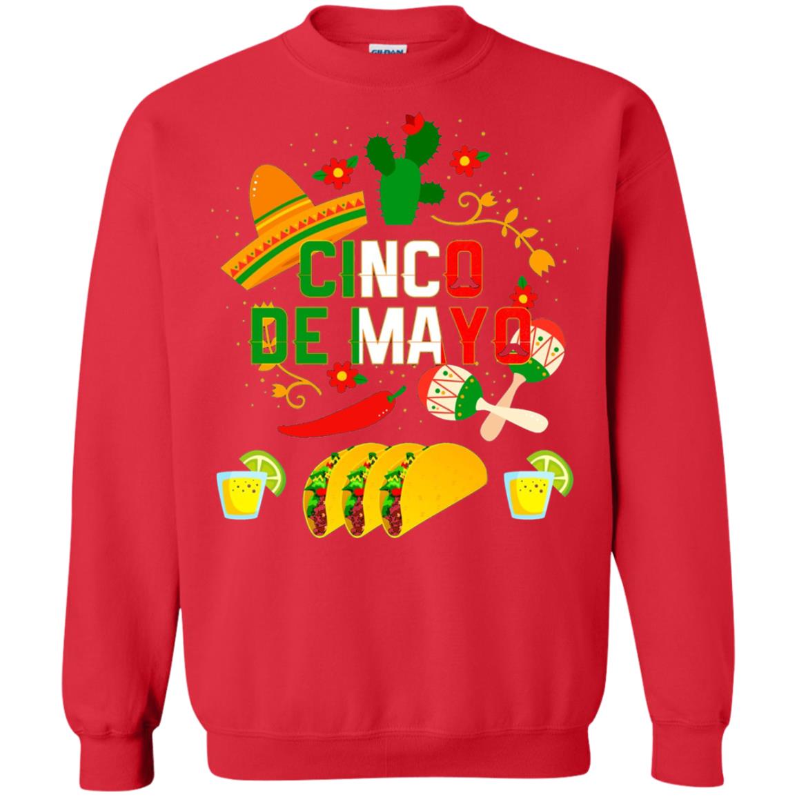 Fiesta Cinco De Mayo T-shirt Cinco De Mayo Red