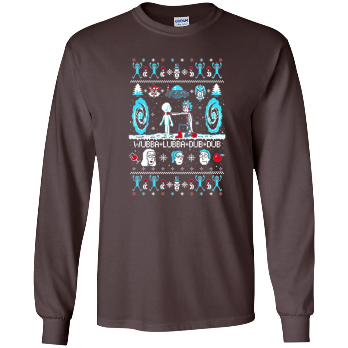 Cartoon T-shirt Build A Snowmorty Dark Chocolate