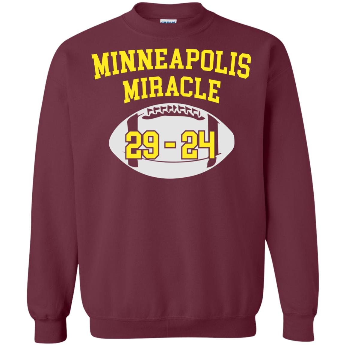 Football Lover T-shirt Minneapolis Miracle Maroon