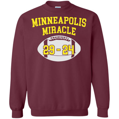 Football Lover T-shirt Minneapolis Miracle Maroon