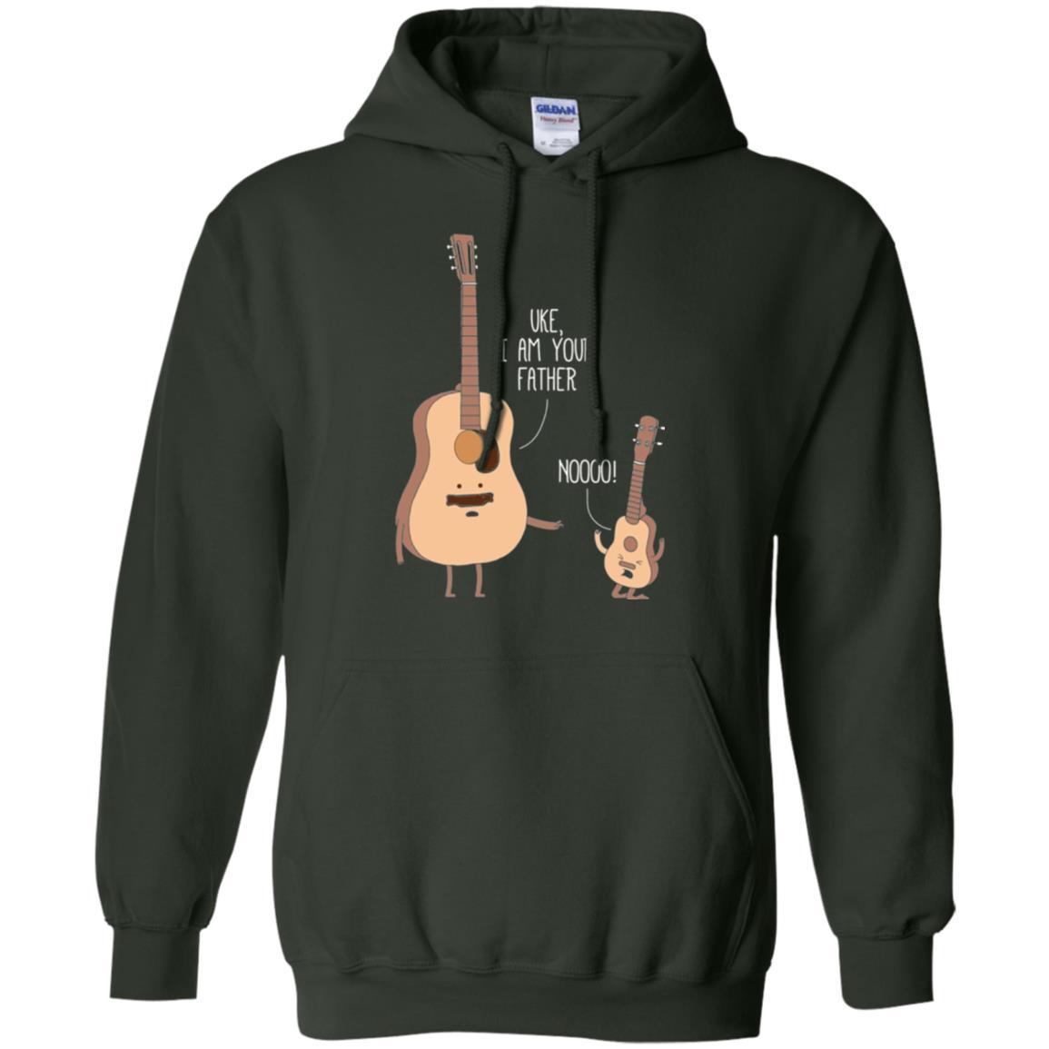 Musician T-shirt Uke I Am Your Father Forest Green