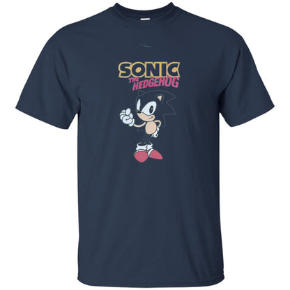 Movie T-Shirt Sonic The Hedgehog Navy