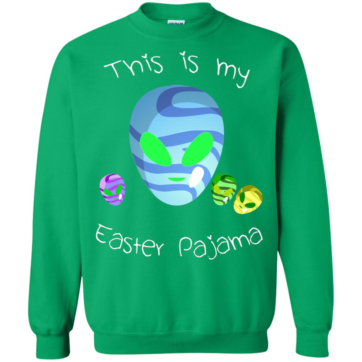 Easter Pajama Alien Shirt Irish Green