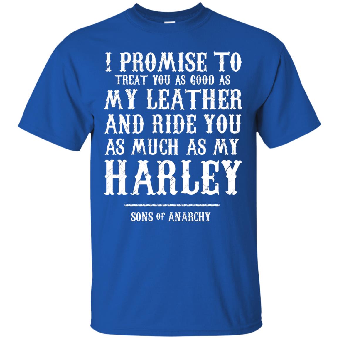 I Promise To Treat You As Good As My Leather And Ride You As Much As My Harley Royal