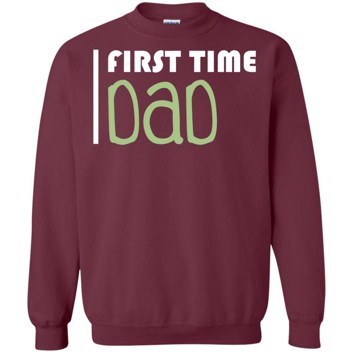 First Time Dad New Dad Shirt Maroon