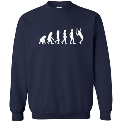 Evolution Of Tennis Player T-shirt Navy