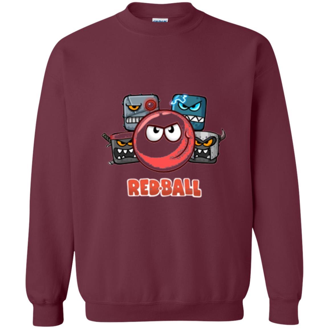 The Crew T-shirt Red Ball 4 T-shirt Maroon