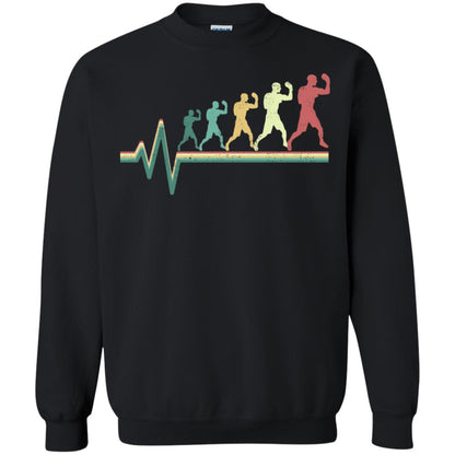 Boxing Heartbeat Boxer Gift Shirt Black