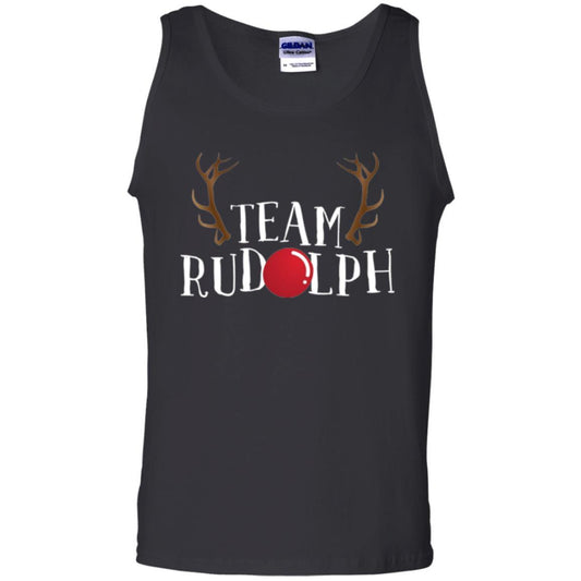 Christmas T-shirt Reindeer Team Rudolph Black
