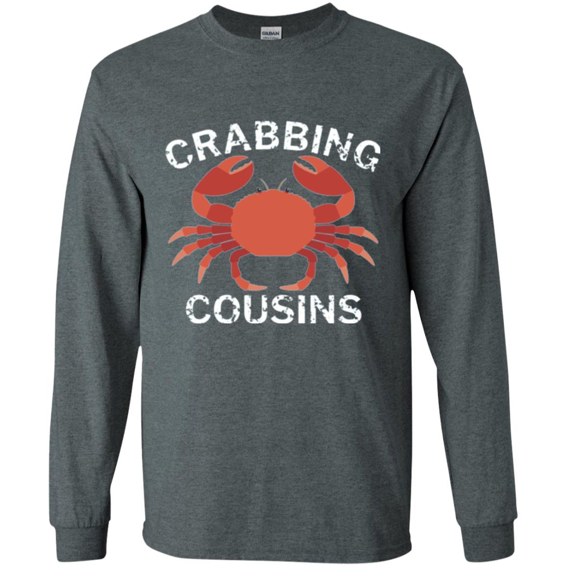 Fishing Lovers T-shirt Crabbing Cousins Dark Heather