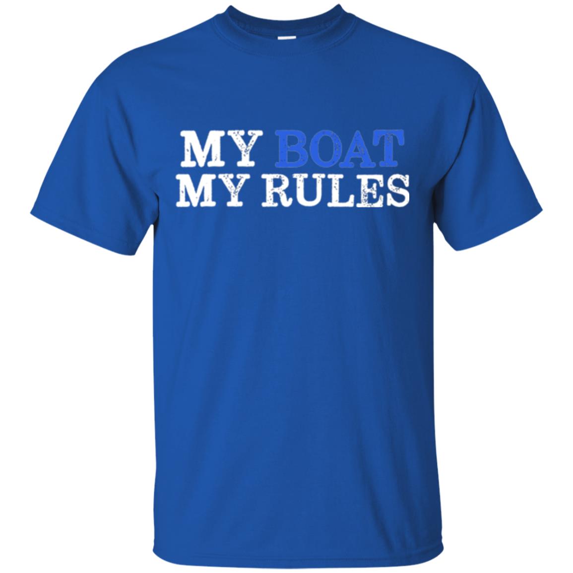 My Boat My Rules T-shirt Royal