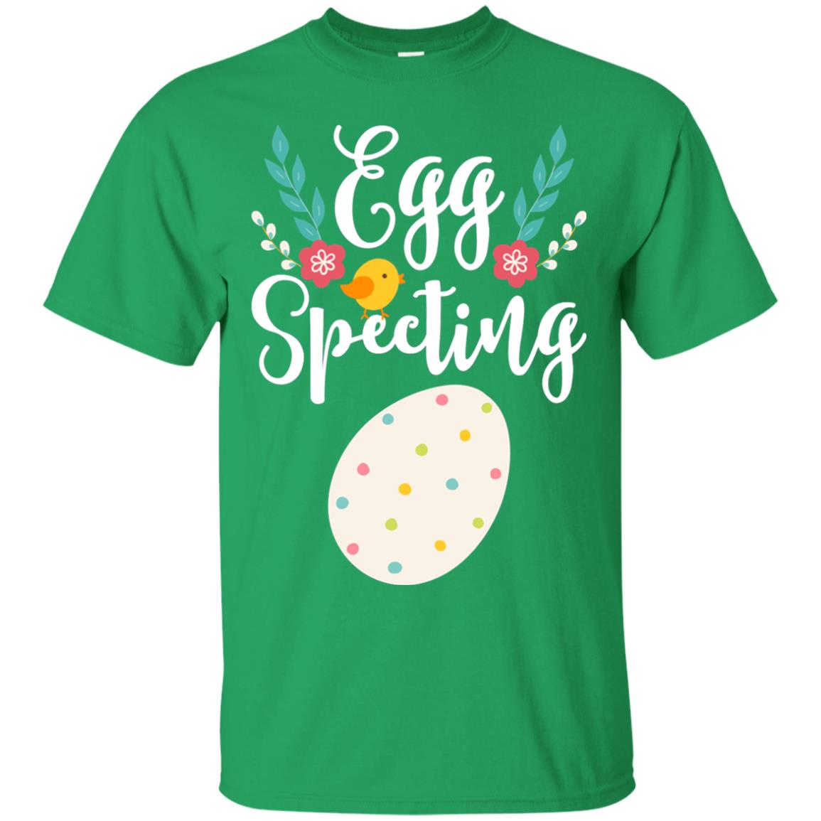 Egg Specting Announcement Pregnant Easter T-shirt Irish Green