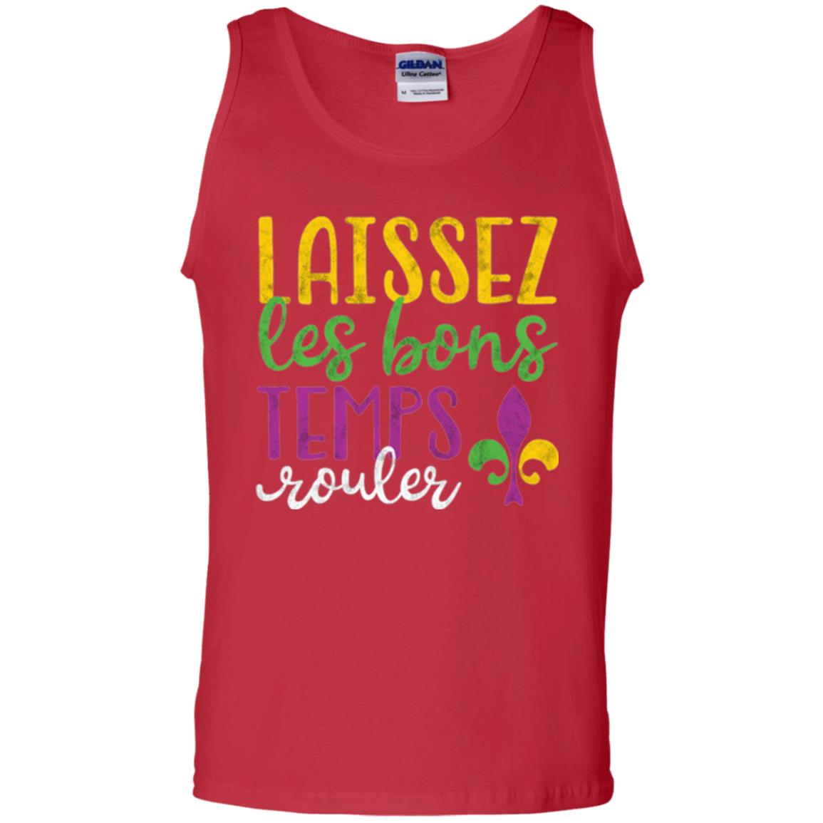 Mardi Gras T-shirt Laissez Les Bons Temps Rouler Red
