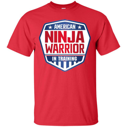 American Ninja Warrior In Training T-shirt Red