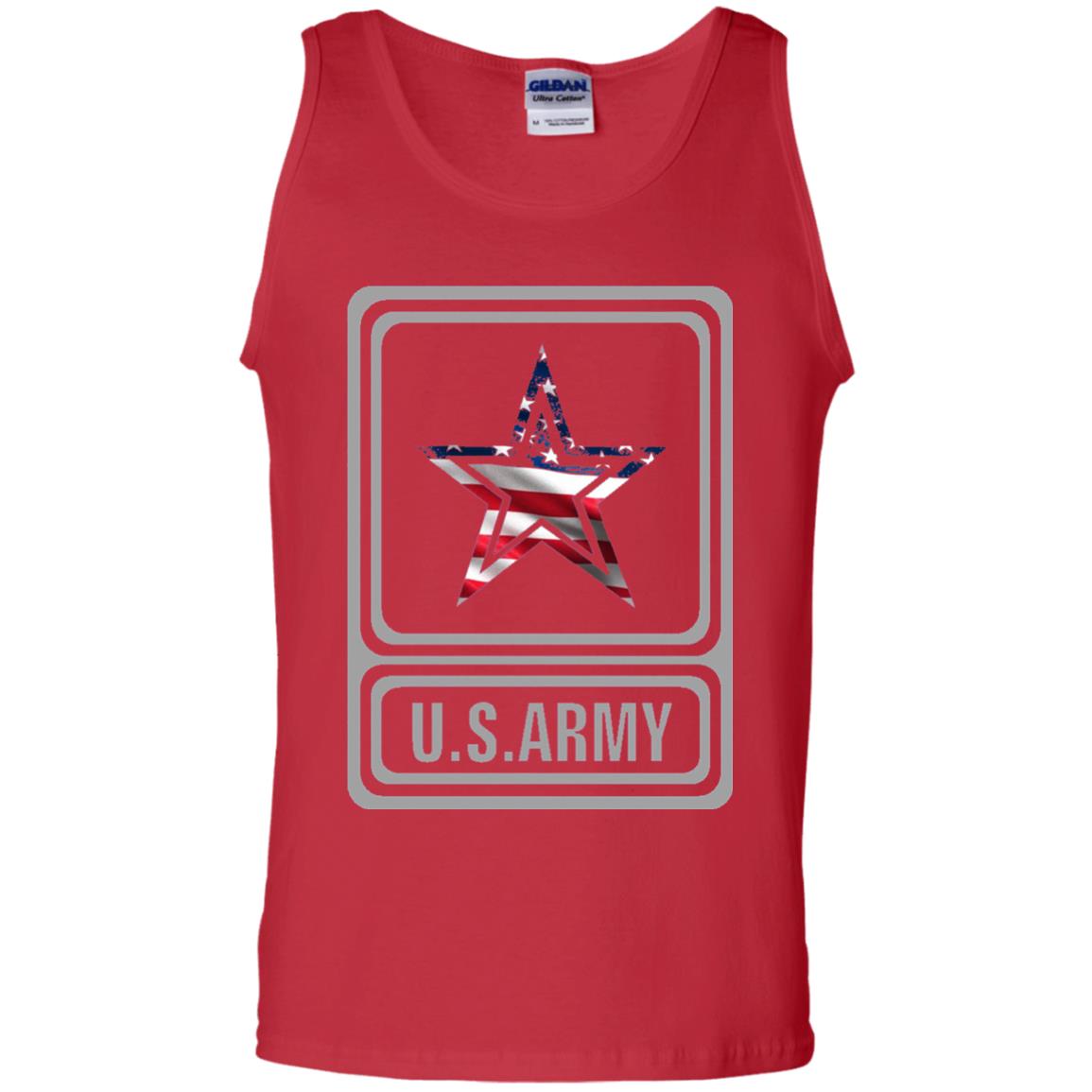 United States Army Original Us Flag T-shirt Red