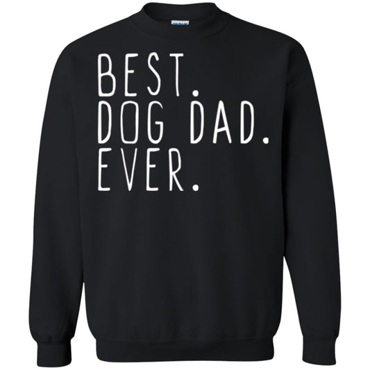 Best Dog Dad Ever T-shirt Black