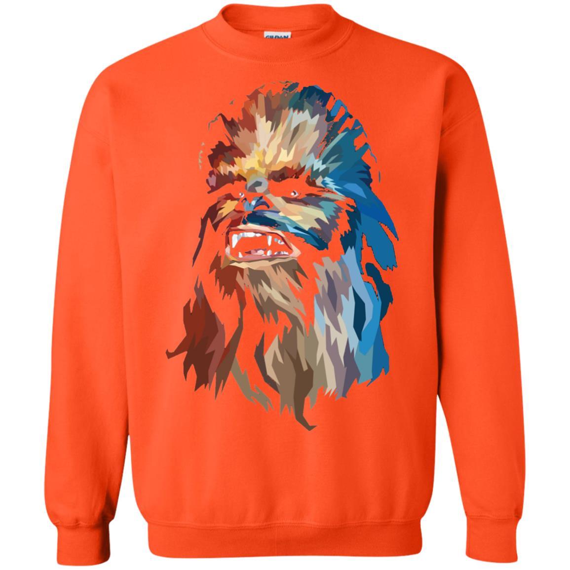 Chewbacca Art T-shirt Orange