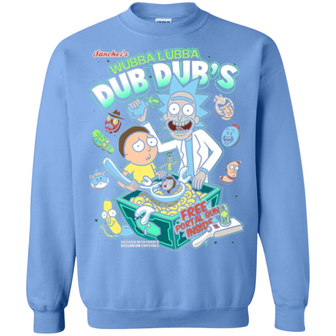Movie T-shirt Wubba Luba Dub Dub_s Cereal Carolina Blue