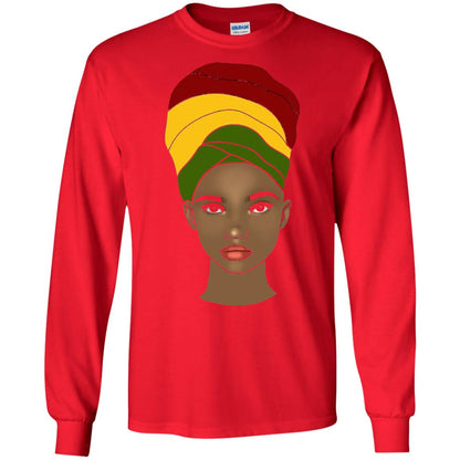 Melanin Rocks African Queen Melanin T-shirt Red