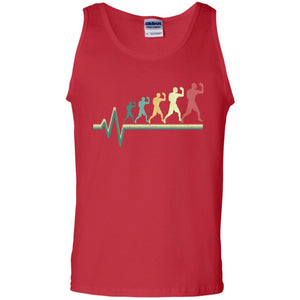 Boxing Heartbeat Boxer Gift ShirtG220 Gildan 100% Cotton Tank Top