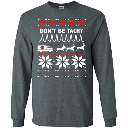 Cardiac Nurse T-shirt Don_t Be Tachy Dark Heather