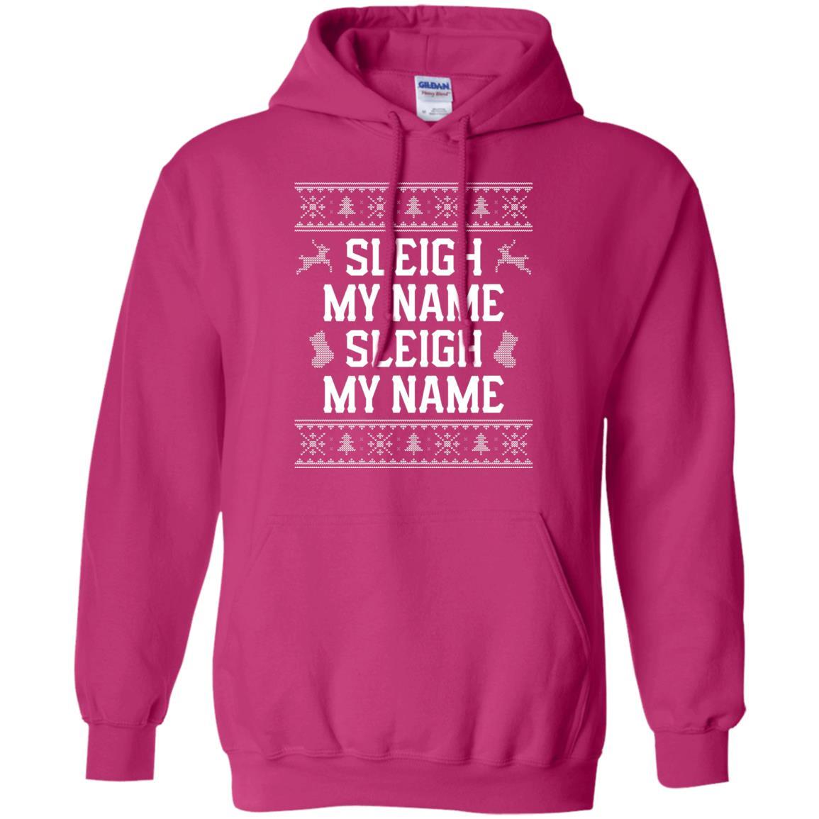 Christmas T-shirt Sleigh My Name Heliconia