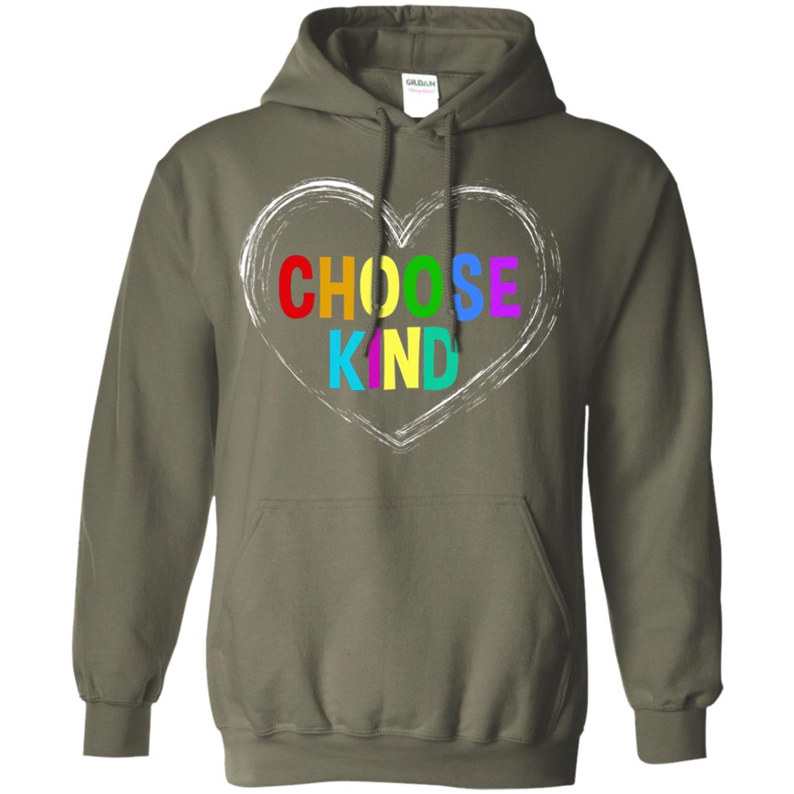 Choose Kind Anti Bullying T-shirt Military Green
