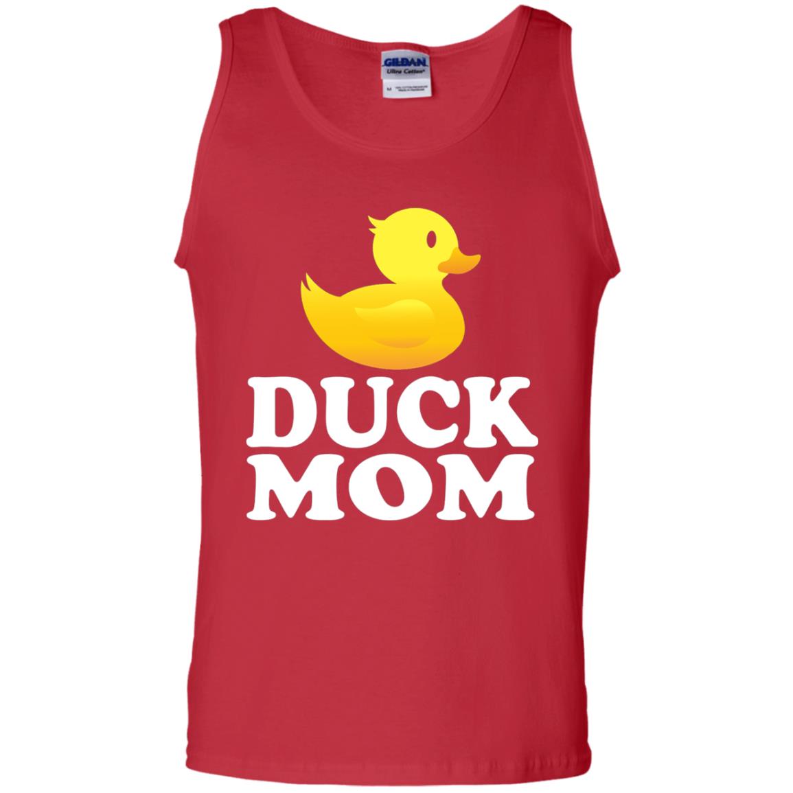 Duck Mom Funny Bird Lover T-shirt Red