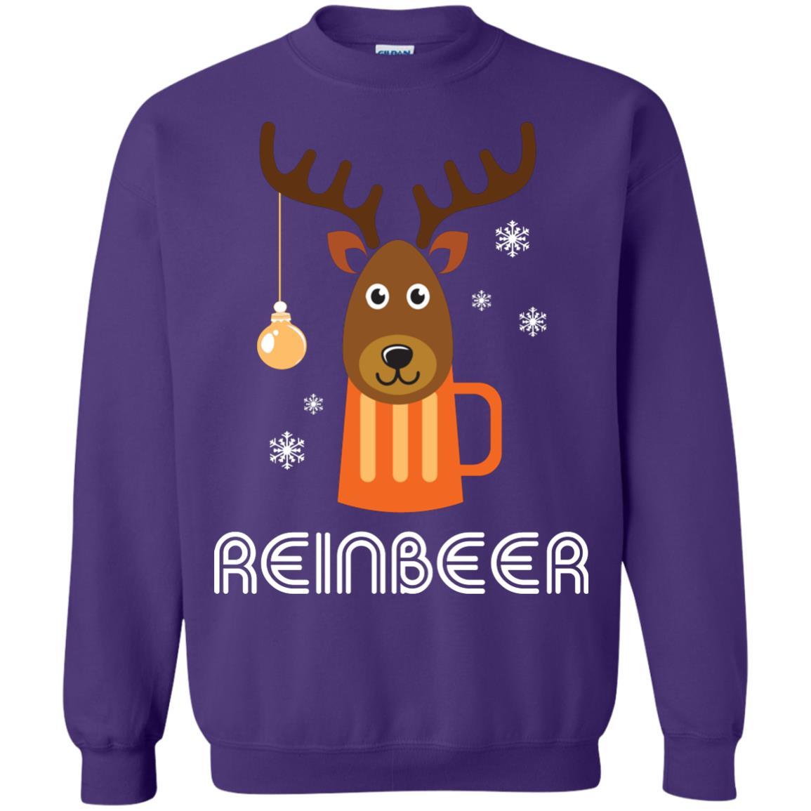 Christmas T-shirt Reinbeer Purple