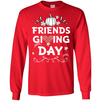 Friend Giving Day Shirt Red