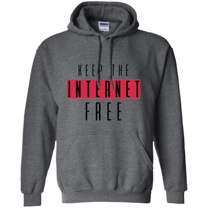 Keep The Internet Free T-shirt Dark Heather