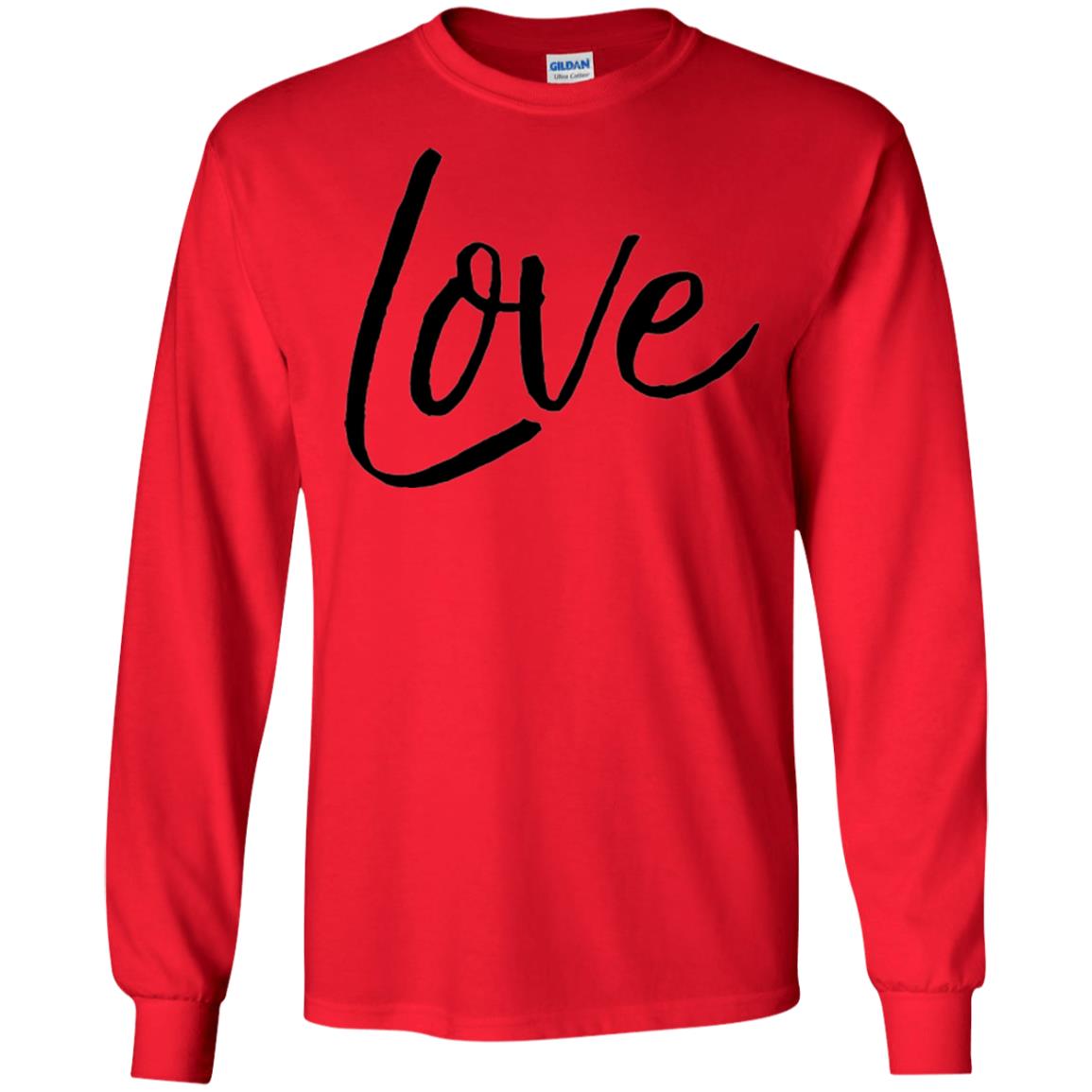 Black Love T-shirt Valentine_s Day Red